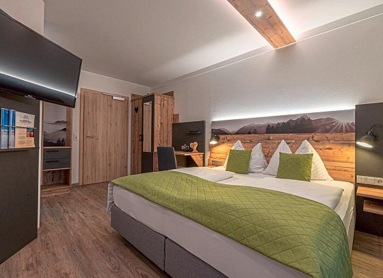 Aktiv- & Familienhotel Samerhof - Wohnbeispiel Alpin Doppelzimmer (DZ) (Zimmercodierung DB1)