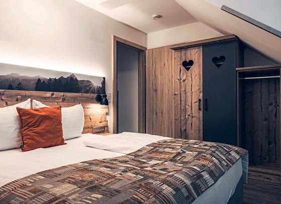 Aktiv- & Familienhotel Samerhof - Wohnbeispiel Apartment Deluxe Gold im Nebenhaus (Zimmercodierung OB2)
