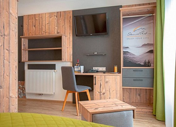 Aktiv- & Familienhotel Samerhof - Wohnbeispiel Small Alpin Doppelzimmer (DZS) (Zimmercodierung DB2)