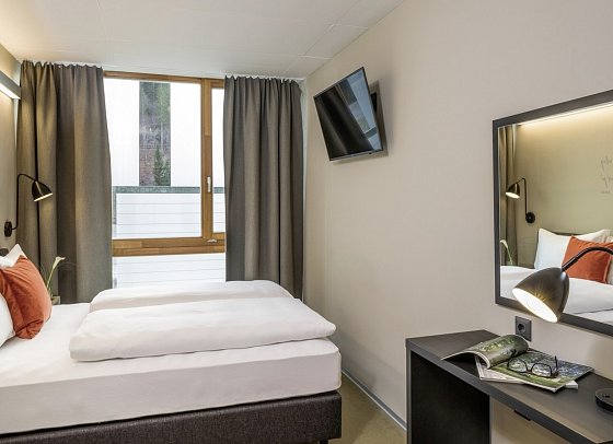 Arena Franz Ferdinand Nassfeld - Wohnbeispiel Doppelzimmer Economy Typ M (Zimmercodierung DE1)
