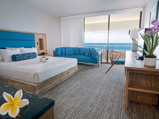 Royal Kona Resort - Wohnbeispiel Ocean Front (Zimmercodierung UDO)