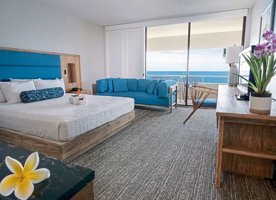 Royal Kona Resort - Wohnbeispiel Ocean Front (Zimmercodierung UDO)