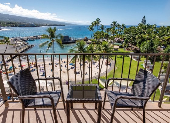Courtyard King Kamehameha's Kona Beach Hotel - Wohnbeispiel Oceanfront (Zimmercodierungen UGO, U1O, U2O & U3O)