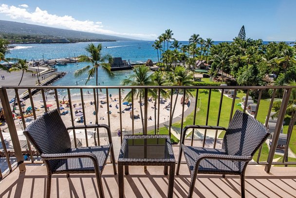 Courtyard King Kamehameha's Kona Beach Hotel - Wohnbeispiel Oceanfront (Zimmercodierungen UGO, U1O, U2O & U3O)