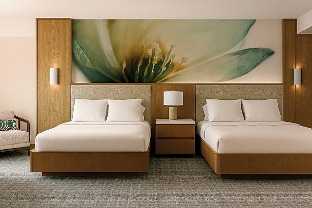 Waikoloa Beach Marriott Resort & Spa - Ocean View Double/Double (Zimmercodierungen U5M, U6M, U7M & U8M)
