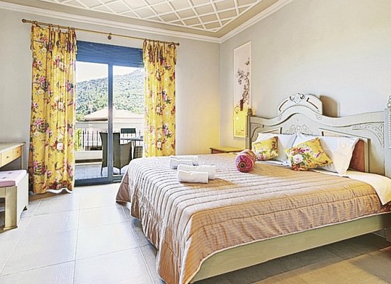 Ocean Beach - Wohnbeispiel Doppelzimmer Gartenblick (Zimmercodierung D1G)
