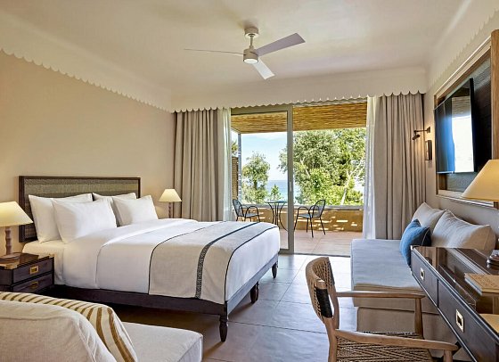 Makryammos Hotel - Wohnbeispiel Deluxezimmer Plus (Zimmercodierung DD4)