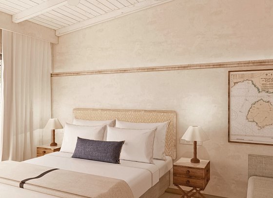 Makryammos Hotel - Wohnbeispiel Doppelzimmer Deluxe (Zimmercodierung DD1)