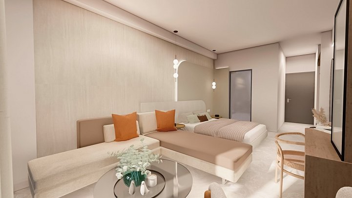 Blue Dream Palace - Wohnbeispiel Juniorsuite Deluxe Privatpool Meerblick (Zimmercodierung J1R)