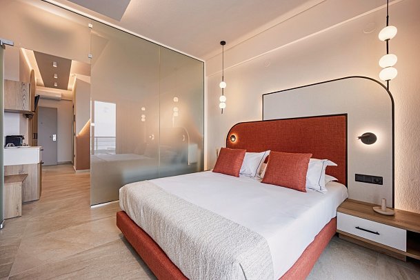 Blue Dream Palace - Wohnbeispiel Juniorsuite Meerblick (Zimmercodierung J1M)