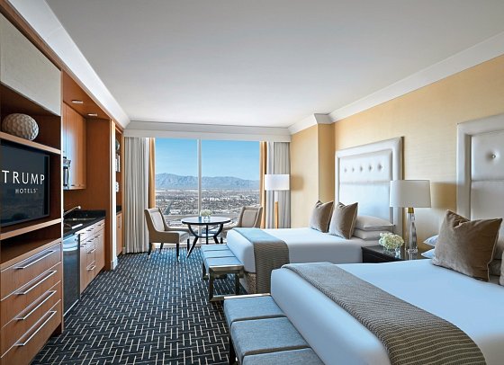 Trump International Hotel Las Vegas - Wohnbeispiel Superior 2 Queen (Zimmercodierung US2)