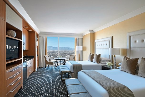 Trump International Hotel Las Vegas - Wohnbeispiel Superior 2 Queen (Zimmercodierung US2)
