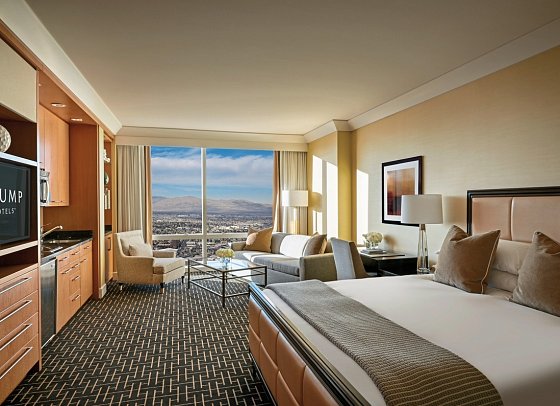 Trump International Hotel Las Vegas - Wohnbeispiel Deluxe King (Zimmercodierung UD2)