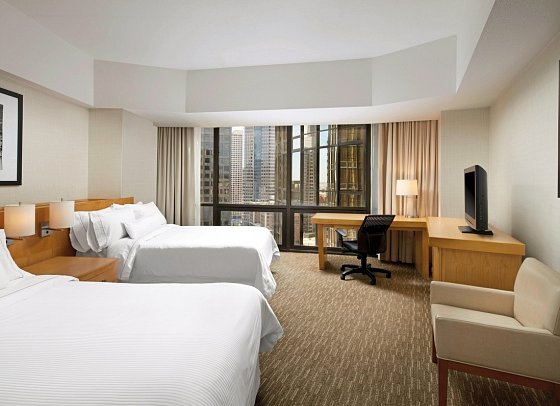The Westin Bonaventure - Wohnbeispiel Deluxe Room (Zimmercodierung UD1)