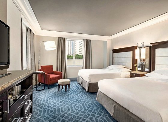Hilton Checkers Los Angeles - Wohnbeispiel 2 Double Beds (Zimmercodierung UG4)