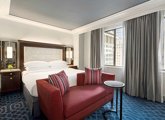 Hilton Checkers Los Angeles - Wohnbeispiel 1 King (Zimmercodierung UG2)