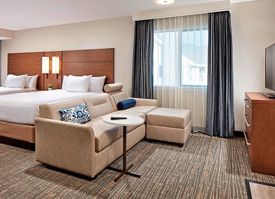 Residence Inn Los Angeles LAX/Manhattan Beach - Wohnbeispiel Studio Suite 2 Queen (Zimmercodierung SB2)