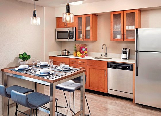 Residence Inn Los Angeles LAX/Manhattan Beach - Wohnbeispiel Studio Suite 1 Queen (Zimmercodierung SB1)