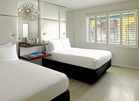 Hotel Ziggy - Wohnbeispiel Standard 2 Doubles (Zimmercodierung UG2)