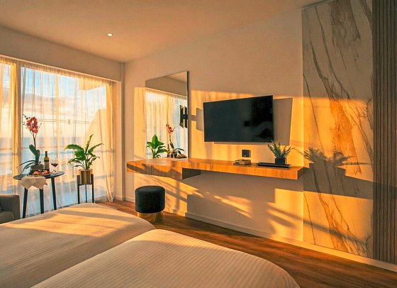 Cavo Maris Beach - Wohnbeispiel Doppelzimmer Superior Meerblick (Zimmercodierung DSM)