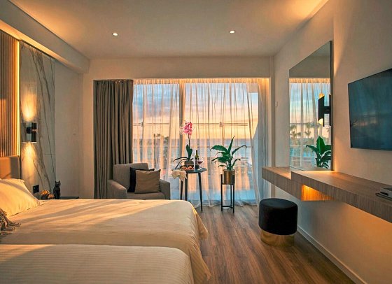Cavo Maris Beach - Wohnbeispiel Doppelzimmer Superior Meerblick (Zimmercodierung DSM)