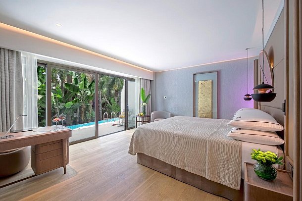 Four Seasons - Wohnbeispiel Studio Swim Up (Zimmercodierung SBQ)