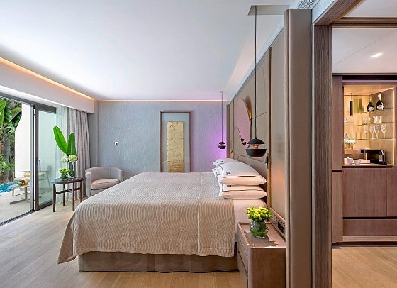 Four Seasons - Wohnbeispiel Studio Swim Up (Zimmercodierung SBQ)