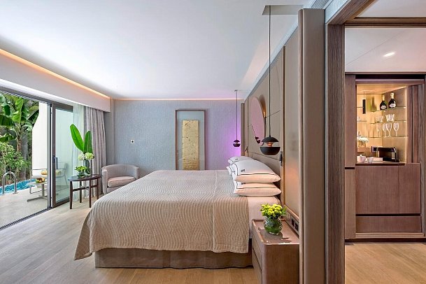 Four Seasons - Wohnbeispiel Studio Swim Up (Zimmercodierung SBQ)