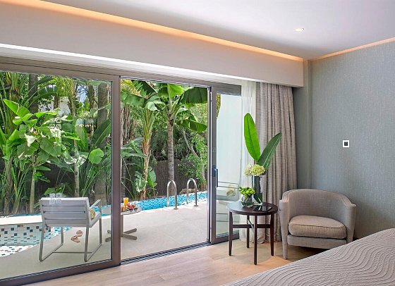 Four Seasons - Wohnbeispiel Studio Swim Up (Zimmercodierung SBQ)