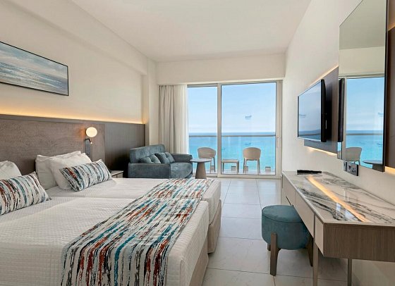 Pernera Beach - Wohnbeispiel Doppelzimmer Superior Meerblick (Zimmercodierungen DSM & DSL)