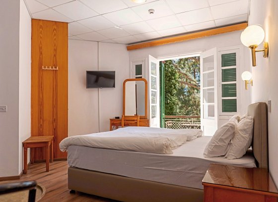 New Helvetia Hotel - Wohnbeispiel Doppelzimmer (Zimmercodierungen DB1, DB2, TB1 & FB1)
