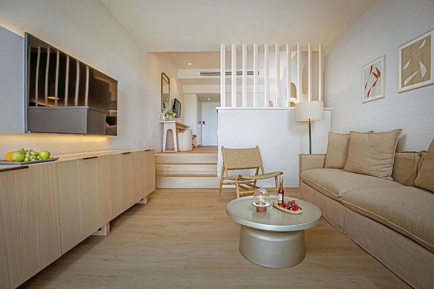Nissi Beach Resort - Wohnbeispiel Suite Superior Meerblick (Zimmercodierung WSM)