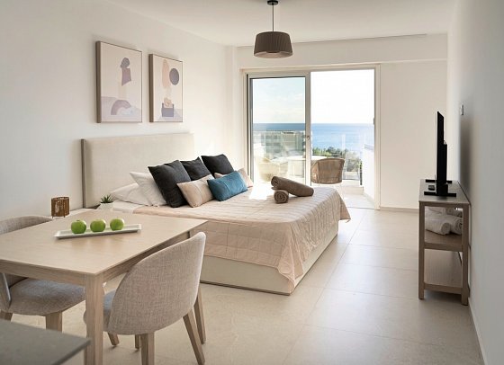 Cyprotel Florida Hotel - Wohnbeispiel Doppelzimmer Meerblick (Zimmercodierung DBM)