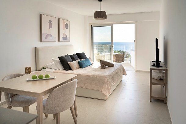 Cyprotel Florida Hotel - Wohnbeispiel Doppelzimmer Meerblick (Zimmercodierung DBM)