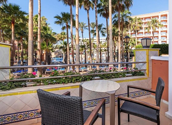 Playacapricho Hotel - Balkon-/Blickbeispiel Doppelzimmer Komfort (Zimmercodierung DF1)