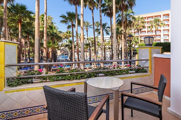 Playacapricho Hotel - Balkon-/Blickbeispiel Doppelzimmer Komfort (Zimmercodierung DF1)