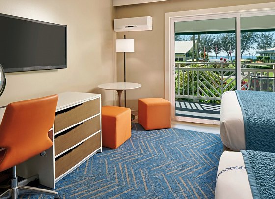 Kauai Shores Hotel - Wohnbeispiel Ocean View (Zimmercodierung UGM)