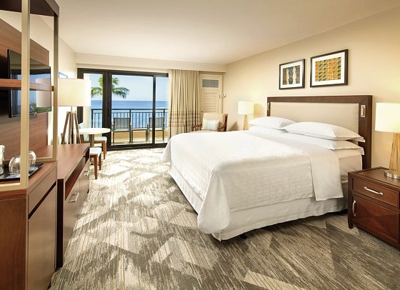 Sheraton Kauai Resort - Wohnbeispiel Luxury Ocean Front (Zimmercodierung UUO)