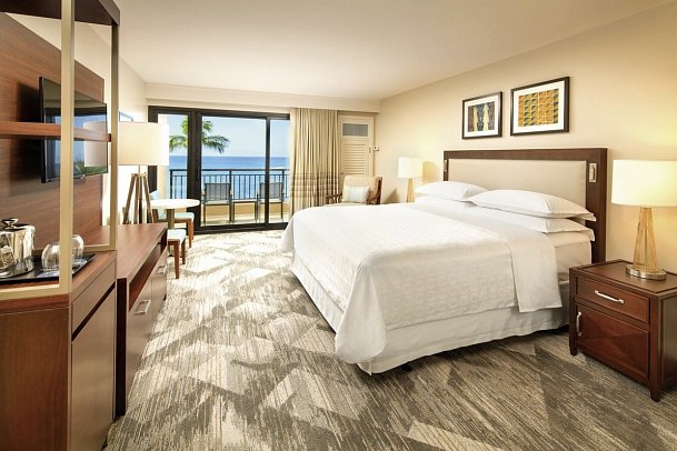 Sheraton Kauai Resort - Wohnbeispiel Luxury Ocean Front (Zimmercodierung UUO)