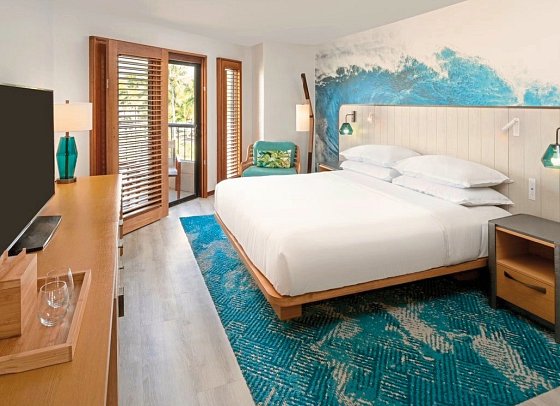 Sheraton Kauai Coconut Beach Resort - Wohnbeispiel Standard King (Zimmercodierungen U2G, U3G, U5G & U6G)