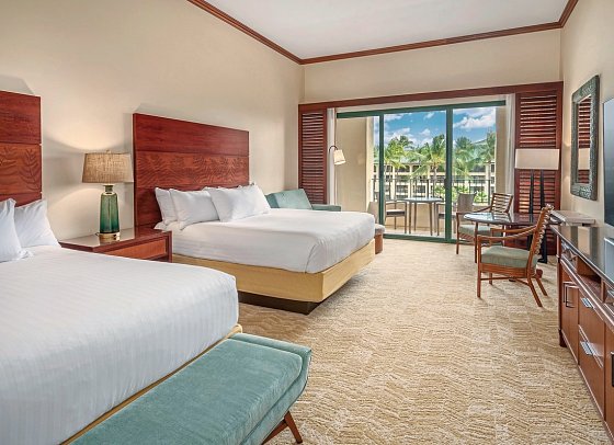 Grand Hyatt Kauai Resort & Spa - Wohnbeispiel 2 Queen Beds (Zimmercodierungen UG4, UG6 & UG7)