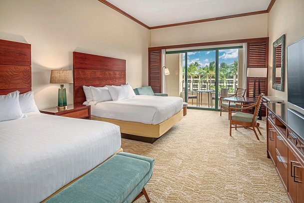 Grand Hyatt Kauai Resort & Spa - Wohnbeispiel 2 Queen Beds (Zimmercodierungen UG4, UG6 & UG7)