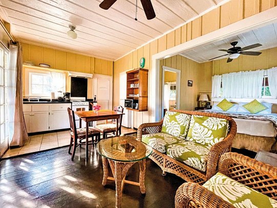 Waimea Plantation Cottages - Wohnbeispiel 1 Bedroom Cottage Ocean Front (Zimmercodierung B1O)