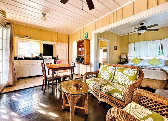 Waimea Plantation Cottages - Wohnbeispiel 1 Bedroom Cottage Ocean Front (Zimmercodierung B1O)