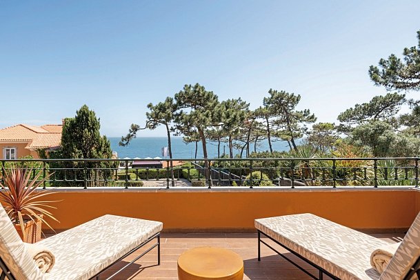 Longevity Senses Cascais Boutique Hotel & Clinic - Beispiel Terrasse Suite (Zimmercodierung WB1)