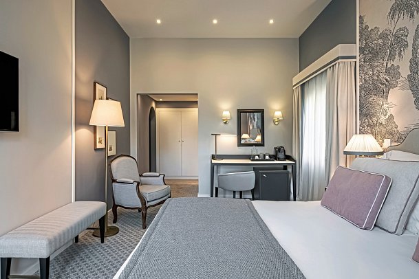 Longevity Senses Cascais Boutique Hotel & Clinic - Wohnbeispiel Doppelzimmer Deluxe Meerblick (Zimmercodierung DDM)