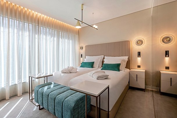 Luster Hotel - Wohnbeispiel Doppelzimmer Twin (Zimmercodierung DB2)