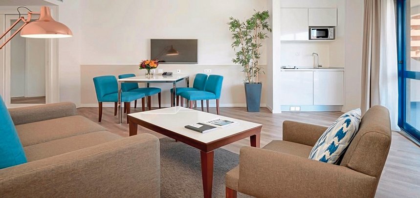 Pestana Cascais Ocean & Conference Aparthotel - Wohnbeispiel Suite Deluxe (Zimmercodierung WD1)