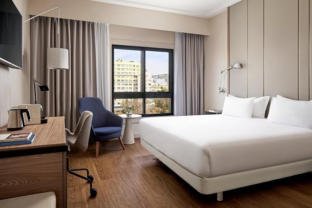 NH Lisboa Campo Grande - Wohnbeispiel Doppelzimmer Stadtblick (Zimmercodierung DB2)