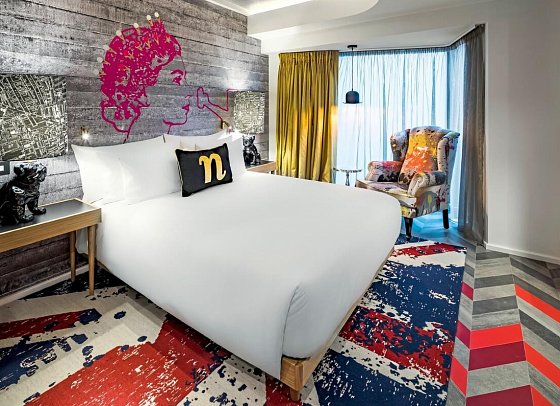 nhow London - Wohnbeispiel Doppelzimmer Superior (Zimmercodierung DS6)